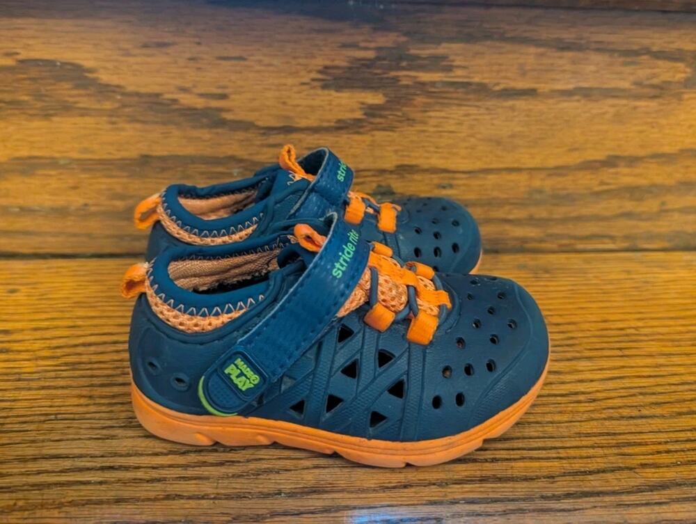 Stride Rite Sneakers Water Shoes Infant Boys Size 5 Blue